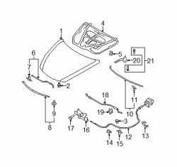 Mazda 6  Front seal | Mazda OEM Part Number GS3L-56-750