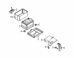 Mazda 6  Support bracket bolt | Mazda OEM Part Number 9XG1-37-789L