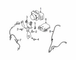 Mazda 6  ABS control unit bolt | Mazda OEM Part Number GS1D-43-7A7