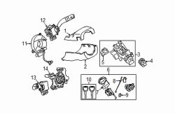 Mazda 6  Lower clmn cover | Mazda OEM Part Number GS3L-60-230B-02