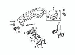 Mazda 6  Speedometer bolt | Mazda OEM Part Number B455-55-561