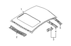 Mazda 6  Rear header | Mazda OEM Part Number GS3L-70-700