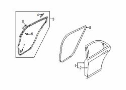 Mazda 6 Left Outer panel | Mazda OEM Part Number GS3L-73-031