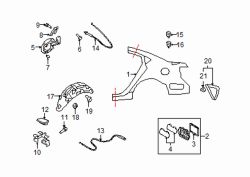Mazda 6 Right Pressure vent | Mazda OEM Part Number BJS7-51-920