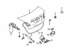 Mazda 6 Right Support cylinder | Mazda OEM Part Number GS3L-56-930