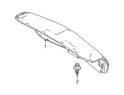 Mazda 6  Trunk lid trim fastener | Mazda OEM Part Number GJ21-68-885B-02