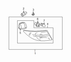 Mazda 6 Right Socket | Mazda OEM Part Number GS3L-51-155