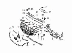 Mazda 6 Left Lower molding screw | Mazda OEM Part Number 9986-50-516