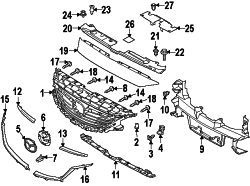 Mazda 6  Upper bracket fastener | Mazda OEM Part Number GD7A-50-EA1