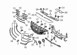 Mazda 6 Right Lower molding screw | Mazda OEM Part Number 9973-50-412