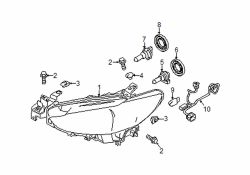 Mazda 6 Left Low beam bulb | Mazda OEM Part Number 0000-11-H11