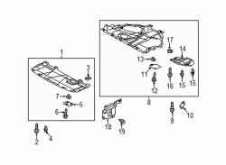 Mazda 6  Access cover | Mazda OEM Part Number BJS7-56-071