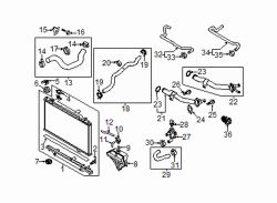 Mazda 6 Left Upper bracket | Mazda OEM Part Number PE01-15-241