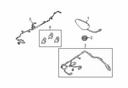 Mazda 6  Antenna cable | Mazda OEM Part Number GHR1-66-F30