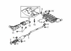 Mazda 6  Resonator & pipe gasket | Mazda OEM Part Number PE23-40-305