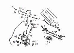 Mazda 6  Connector hose | Mazda OEM Part Number GKP7-67-501A