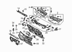 Mazda 6  Upper insulator | Mazda OEM Part Number GHP9-68-611