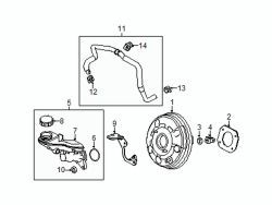Mazda 6  Power booster gasket | Mazda OEM Part Number K011-43-443