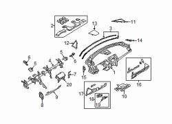 Mazda 6 Right Reinf beam insulator | Mazda OEM Part Number KD45-60-440