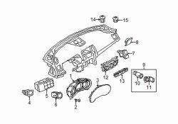 Mazda 6  Clock | Mazda OEM Part Number GRT9-55-260