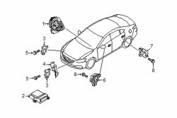 Mazda 6  Clockspring | Mazda OEM Part Number KD33-66-CS0A