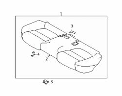 Mazda 6  Cushion cover | Mazda OEM Part Number G44A-88-201A-02