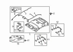 Mazda 6  Antenna cable | Mazda OEM Part Number GHK3-66-F40