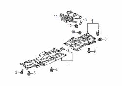 Mazda 6 Right Rear shield screw | Mazda OEM Part Number 9KDB-00-616