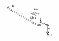 Mazda 6 Right Stabilizer bar nut | Mazda OEM Part Number 9YB0-41-031