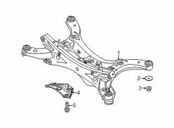 Mazda 6 Left Susp crossmember nut | Mazda OEM Part Number 9YB0-41-239