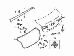 Mazda 6  Lock assy bolt | Mazda OEM Part Number 9946-60-616