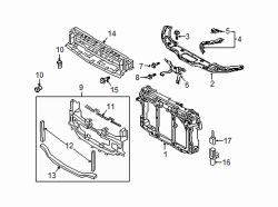 Mazda 6 Front Left Fender Apron Extension | Mazda OEM Part Number G48F-54-140