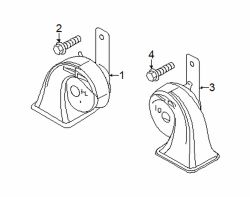 Mazda 6  Horn | Mazda OEM Part Number GJS2-66-790B