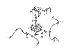 Mazda 6  ABS Hydraulic Assembly Sleeve | Mazda OEM Part Number GS1E-43-7A7
