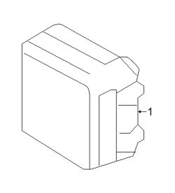Mazda 6 Front Cruise Control Distance Sensor | Mazda OEM Part Number KD7J-67-XA1F