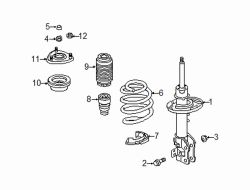 Mazda 6 Front Coil Spring Insulator | Mazda OEM Part Number KA0G-34-0A3