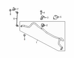 Mazda 6 Front Suspension Stabilizer Bar Link | Mazda OEM Part Number KD35-34-170