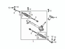 Mazda 6 Inner Rack and Pinion Bellows Clamp | Mazda OEM Part Number BBM4-32-127