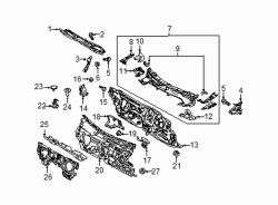 Mazda 6 Front Cowl Panel | Mazda OEM Part Number GRE9-53-500A