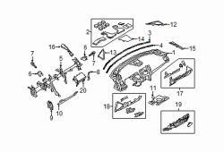 Mazda 6 Right Instrument Panel Crossmember Insulator | Mazda OEM Part Number KD45-60-440