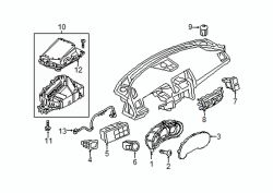Mazda 6  HVAC Temperature Control Panel | Mazda OEM Part Number GBEF-61-190B