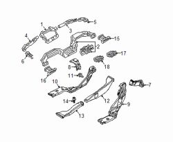 Mazda 6 Rear Instrument Panel Air Duct Clip | Mazda OEM Part Number GJ21-68-885B-02