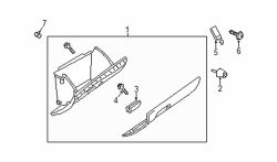 Mazda 6 Front Glove Box Assembly | Mazda OEM Part Number GRF5-64-030-39