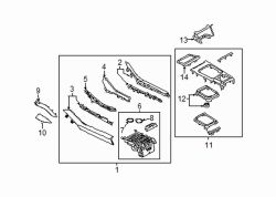 Mazda 6 Front Console Mat | Mazda OEM Part Number GRF5-64-449A