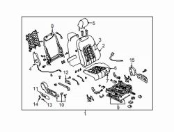 Mazda 6 Front Right Headrest | Mazda OEM Part Number GAAC-88-140-39