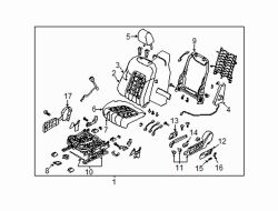 Mazda 6 Front Left Seat Memory Switch | Mazda OEM Part Number GBVG-88-158
