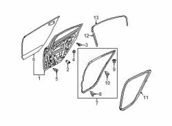 Mazda 6 Rear Door Stop | Mazda OEM Part Number G067-58-873B