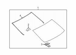 Mazda 6 Rear Back Glass | Mazda OEM Part Number GBEF-63-930