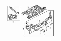 Mazda 6 Rear Package Tray | Mazda OEM Part Number GSH7-70-500