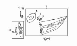 Mazda 6  Back Up Light Clip | Mazda OEM Part Number EG21-51-146